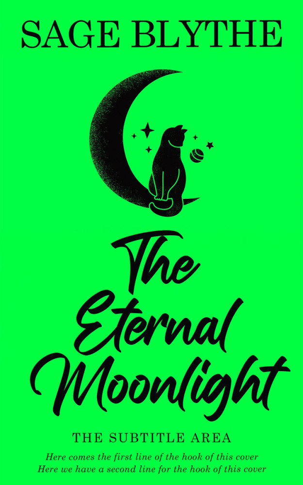 Front view of Malachite #34916 - Premade Fantasy Book Cover