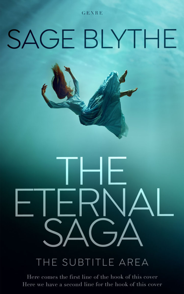 Front view of Tradewind #34923 - Premade Fantasy Book Cover