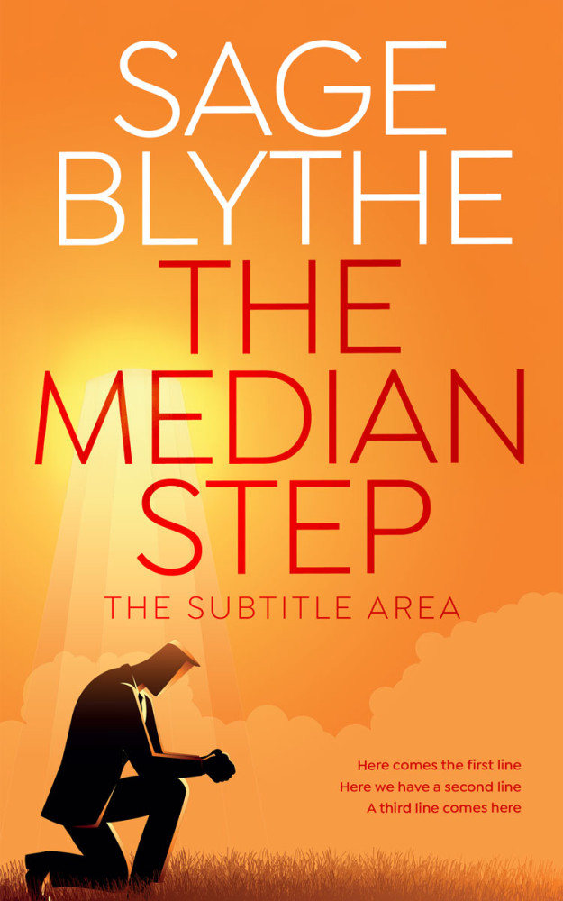 Front view of Jaffa #34949 - Premade Literary Fiction Book Cover