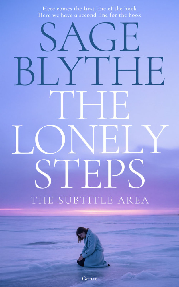 Front view of Dull Lavender #34972 - Premade Nature Book Cover