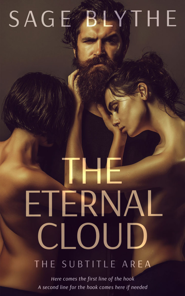 Front view of Cocoa Brown #35041 - Premade Erotica Book Cover