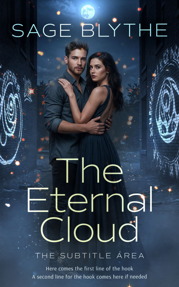 Front view of Ebony Clay #35069 - Premade Paranormal & Urban Book Cover