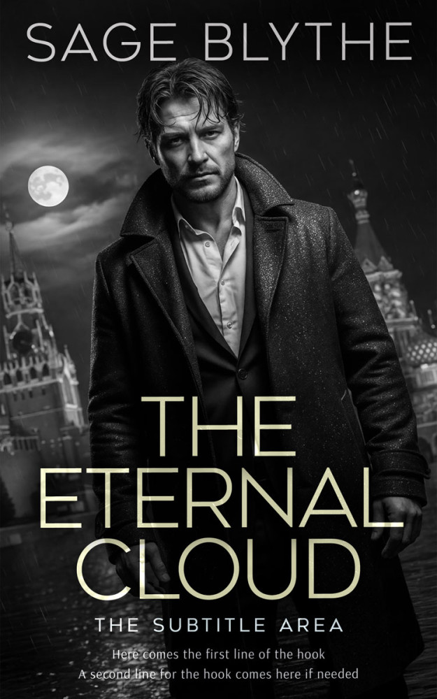 Front view of Cod Gray #35073 - Premade Mystery & Thriller & Suspense Book Cover