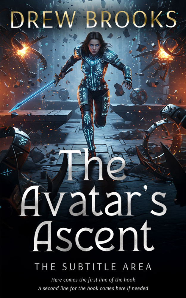 Front view of Bunker #35100 - Premade LitRPG Book Cover