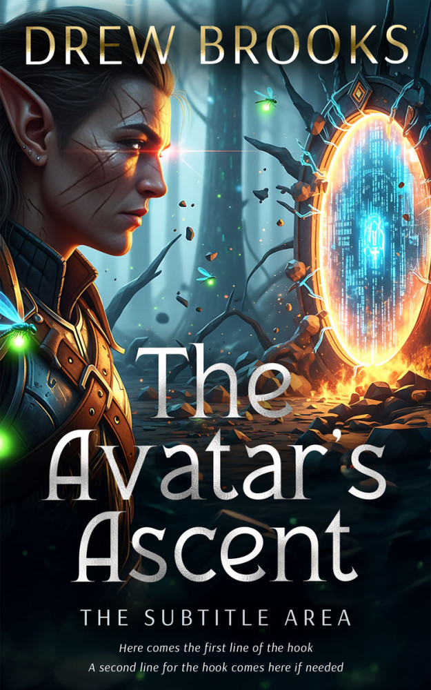 Front view of Bunker #35106 - Premade LitRPG Book Cover