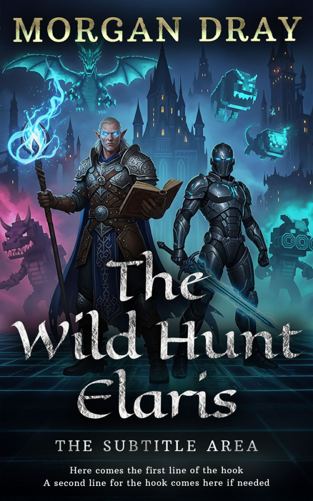 Front view of Mirage #35124 - Premade LitRPG Book Cover