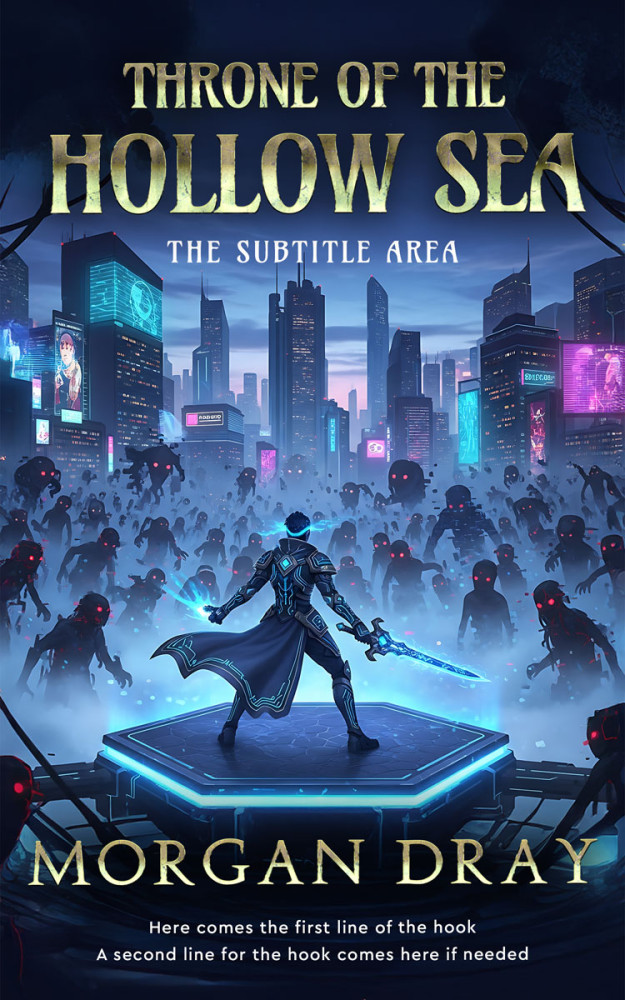 Front view of Big Stone #35131 - Premade LitRPG Book Cover