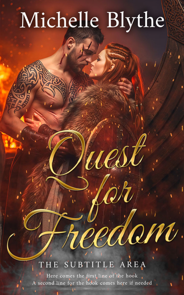 Front view of Saddle #35149 - Premade Romance Book Cover