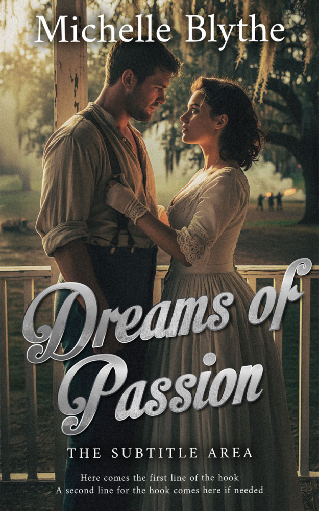 Front view of Heavy Metal #35157 - Premade Romance Book Cover