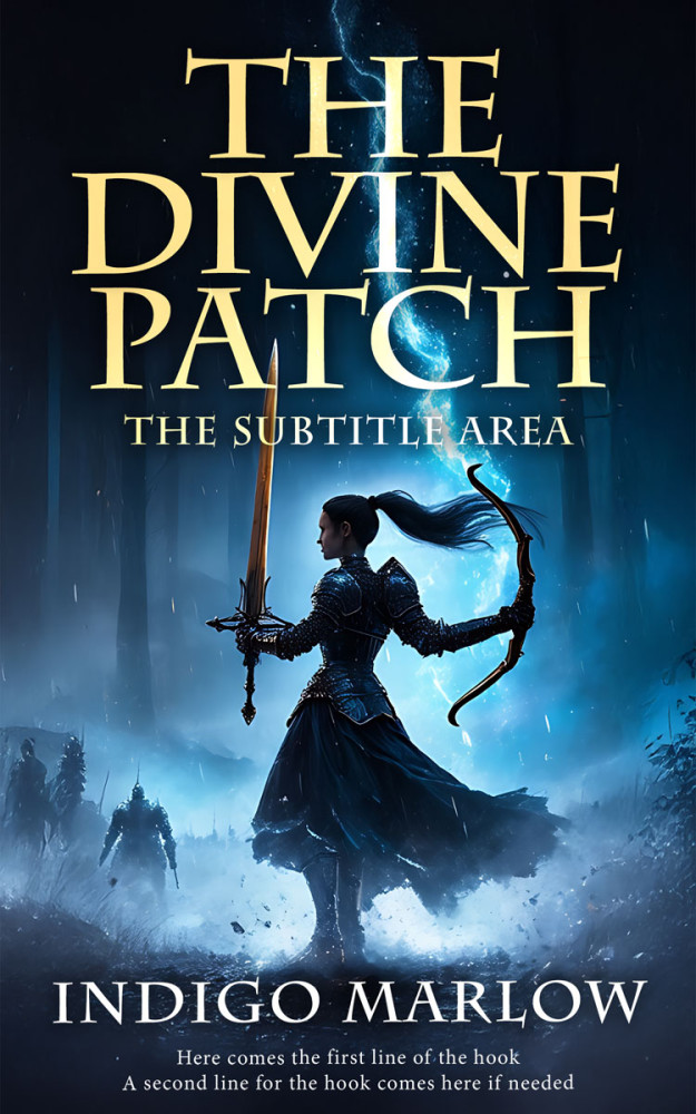 Front view of Firefly #35184 - Premade Fantasy Book Cover