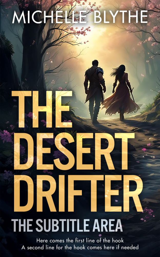 Front view of Shark #35189 - Premade Fantasy Book Cover