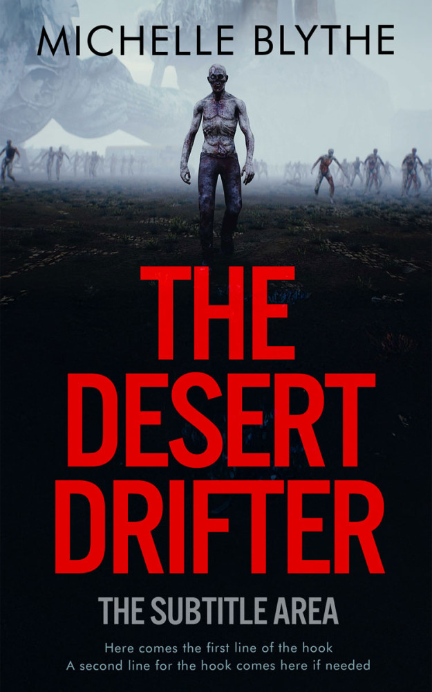 Front view of Bunker #35199 - Premade Apocalyptica Book Cover