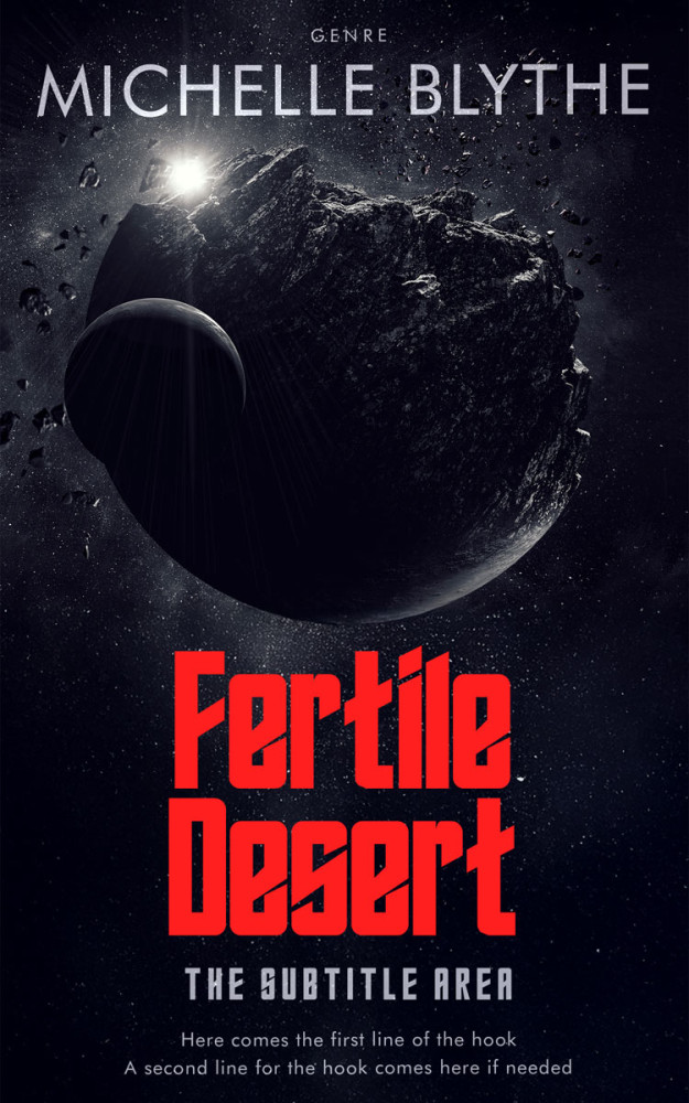 Front view of Vulcan #35213 - Premade Science Fiction Book Cover