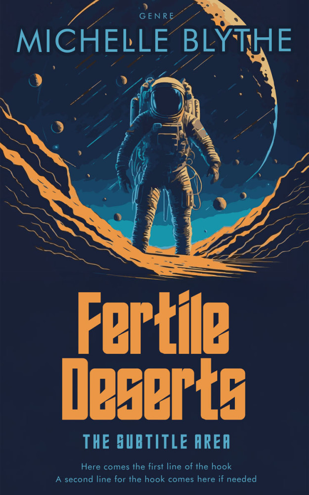 Front view of Big Stone #35214 - Premade Science Fiction Book Cover