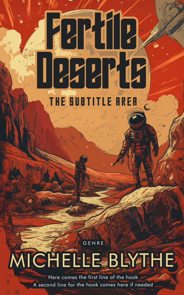 Front view of Copper #35219 - Premade Apocalyptica Book Cover