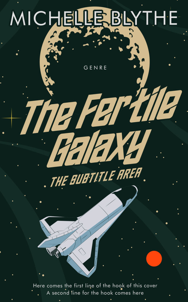 Front view of Akaroa #35231 - Premade Science Fiction Book Cover