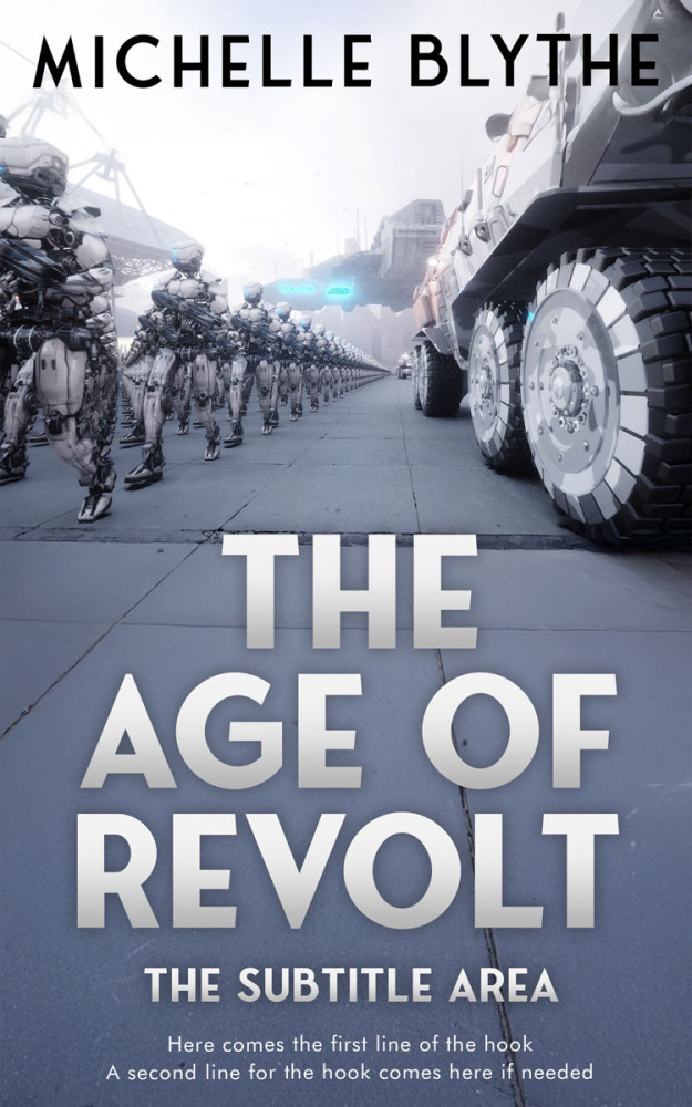 Front view of Pale Sky #35239 - Premade Apocalyptica Book Cover