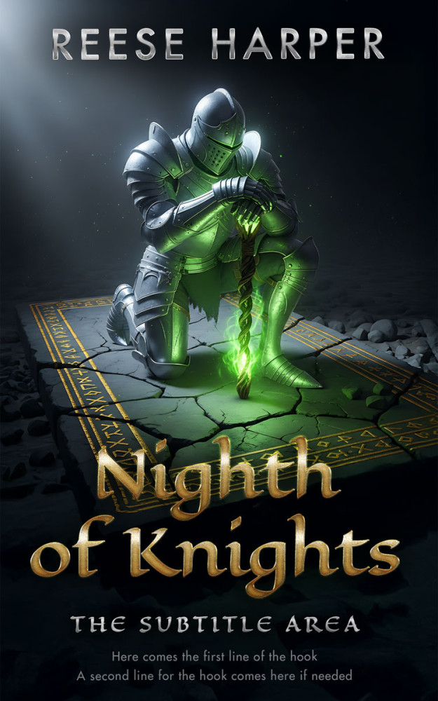 Front view of Woodsmoke #35323 - Premade Fantasy Book Cover