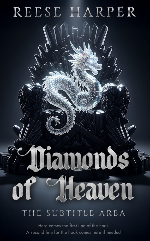 Front view of Bunker #35326 - Premade Fantasy Book Cover