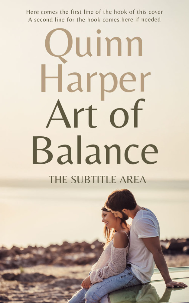 Front view of White Rock #35347 - Premade Romance Book Cover