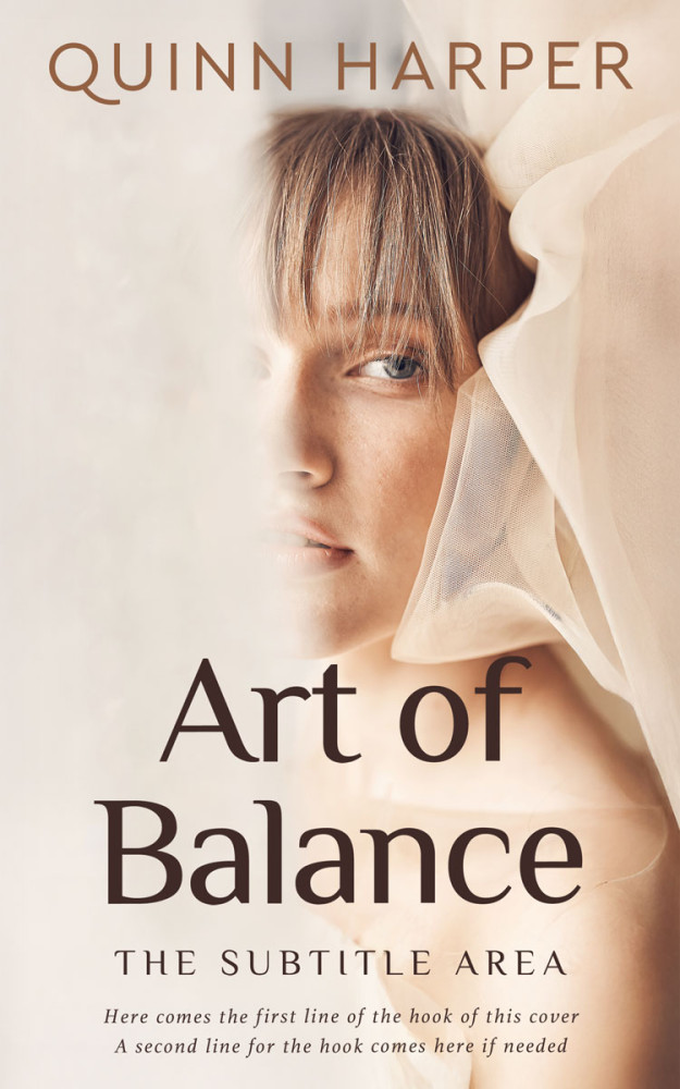 Front view of Bone #35355 - Premade Romance Book Cover