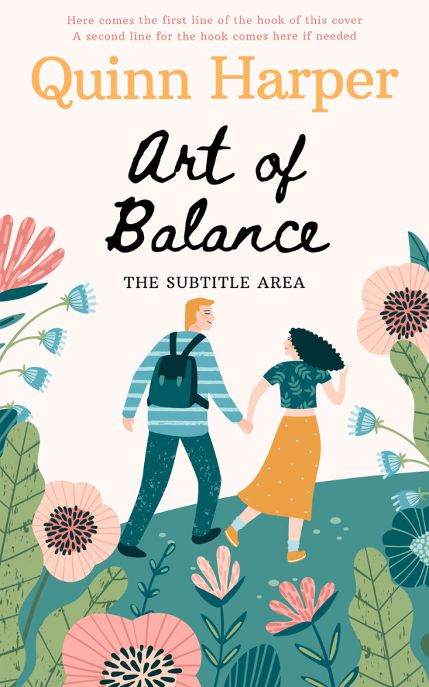 Front view of Dawn Pink #35381 - Premade Romance Book Cover