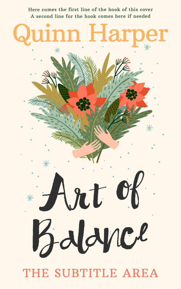 Front view of White Linen #35386 - Premade Romance Book Cover