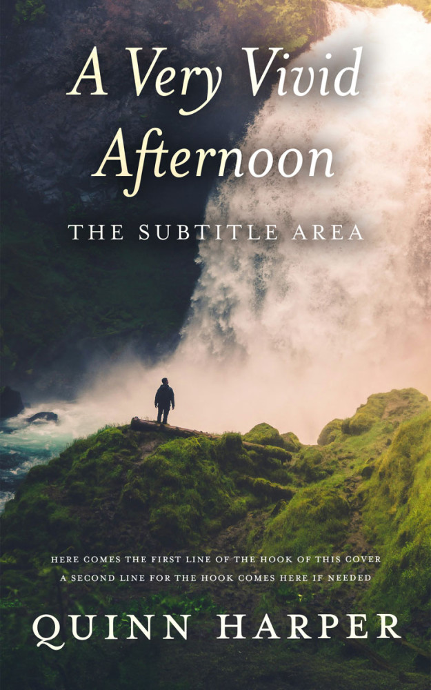 Front view of Bone #35416 - Premade Literary Fiction Book Cover