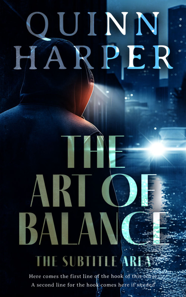 Front view of Black Pearl #35467 - Premade Mystery & Thriller & Suspense Book Cover