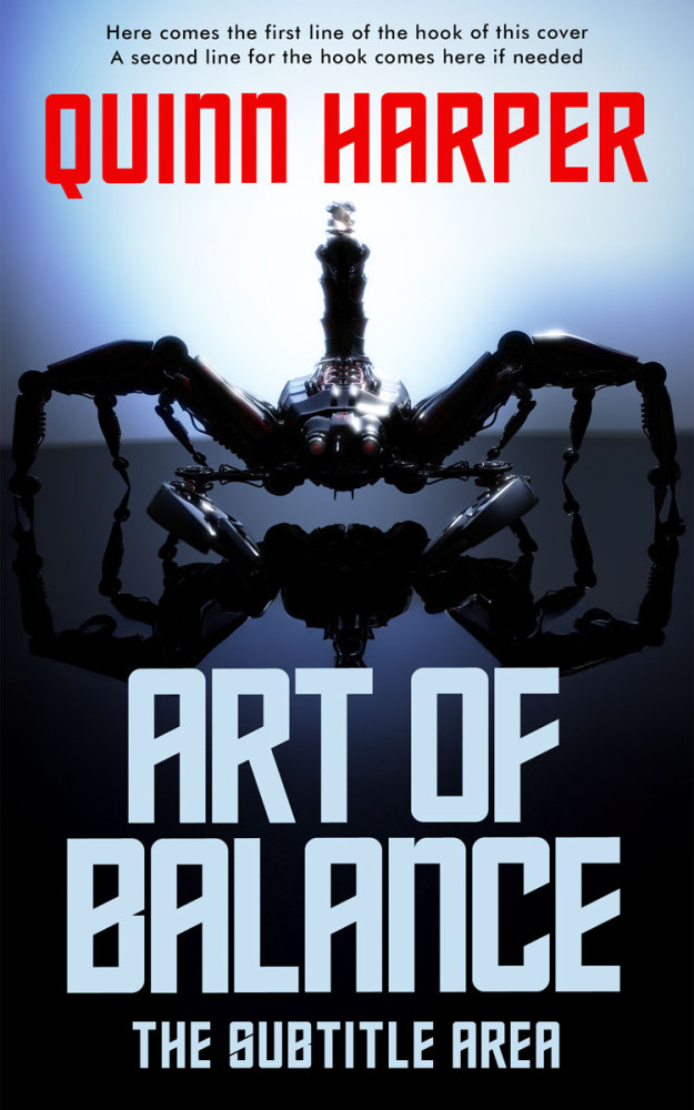 Front view of Bunker #35475 - Premade Science Fiction Book Cover