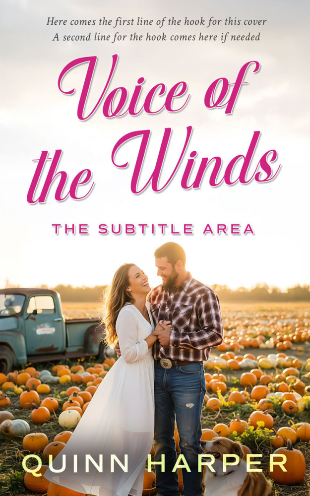 Front view of Taupe #35571 - Premade Romance Book Cover