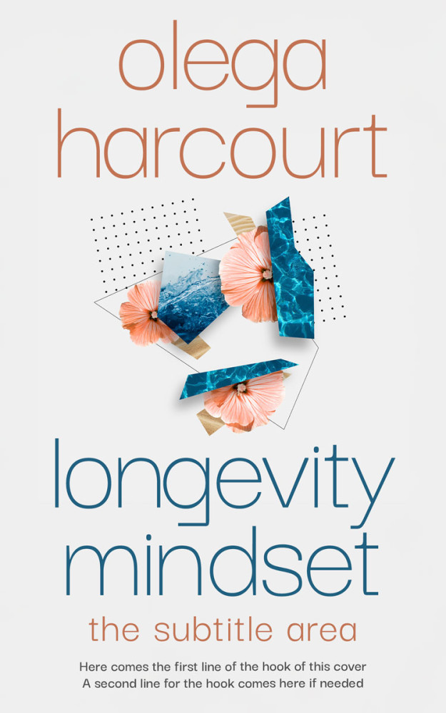 Front view of Gallery #35635 - Premade Abstract Book Cover