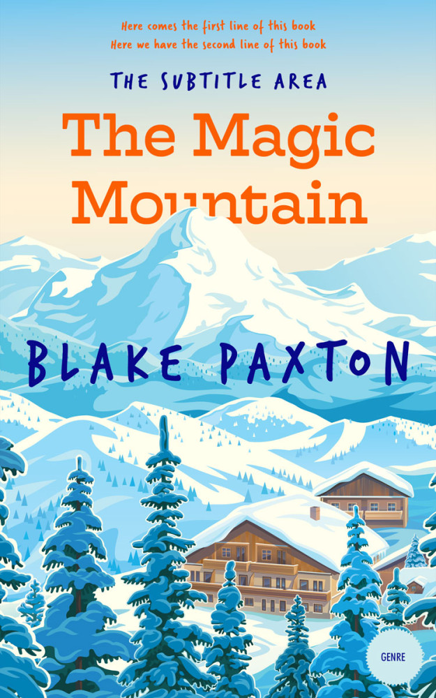 Front view of Edgewater #50013 - Premade Literary Fiction Book Cover | BookCoverZone