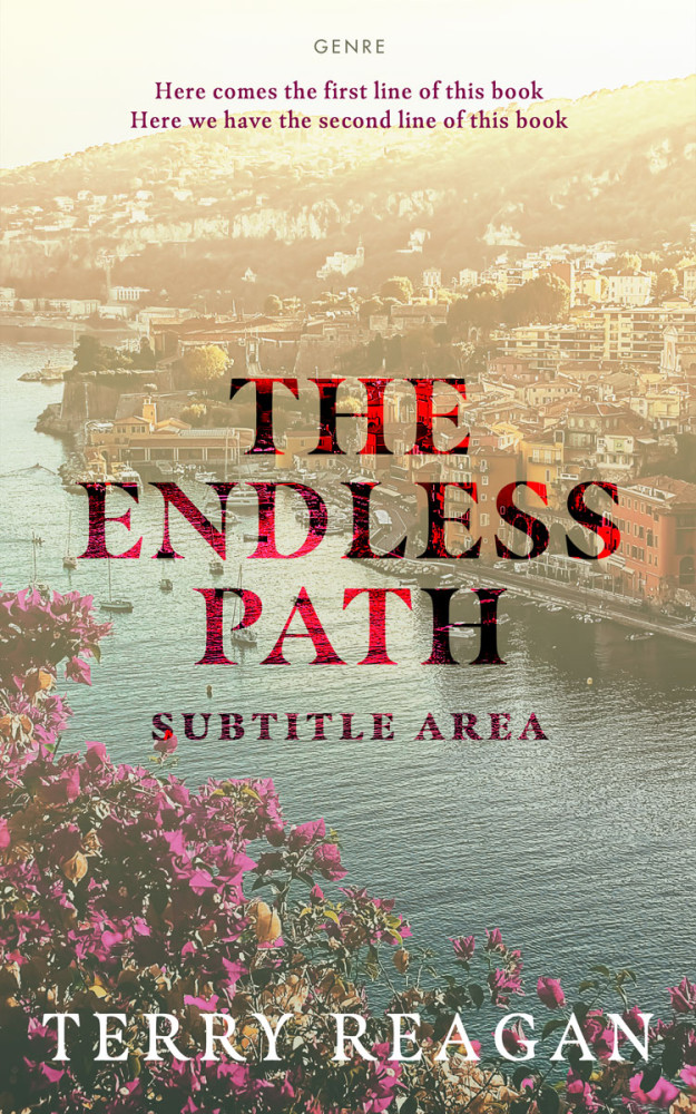 Front view of Heathered Gray #50025 - Premade Travel Book Cover