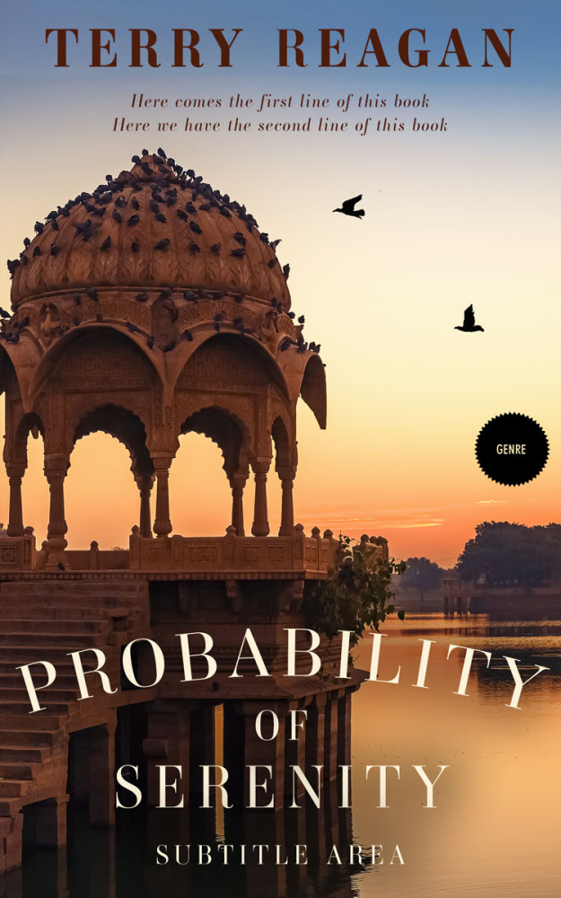 Front view of Pancho #50028 - Premade Travel Book Cover