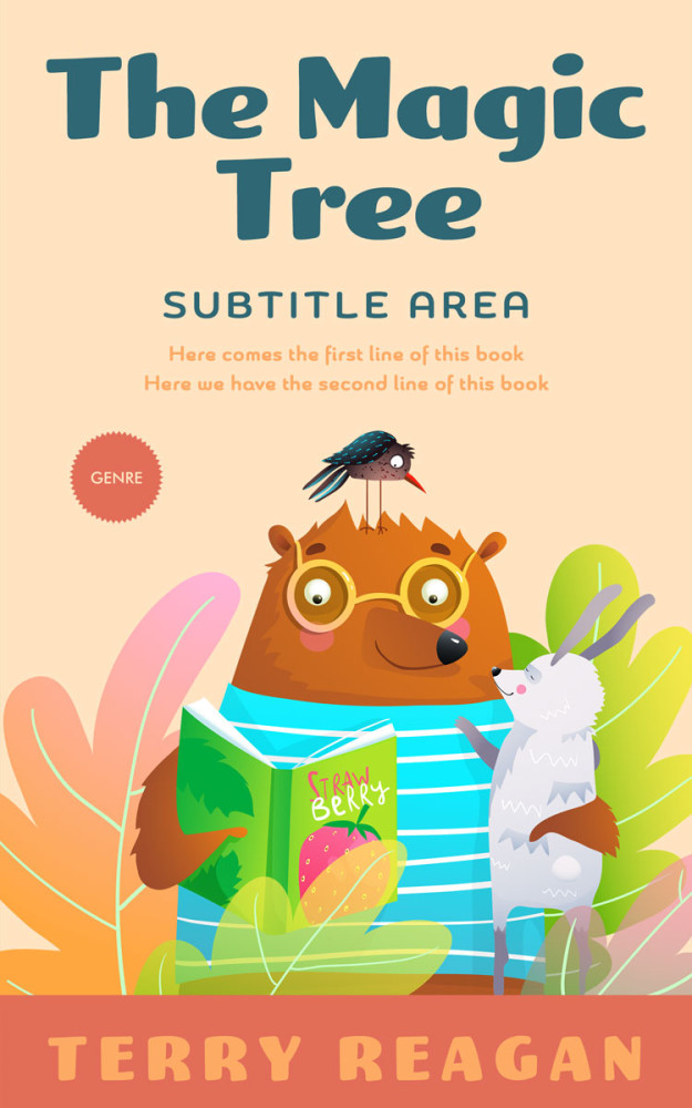 Front view of Givry #50040 - Premade Education Book Cover