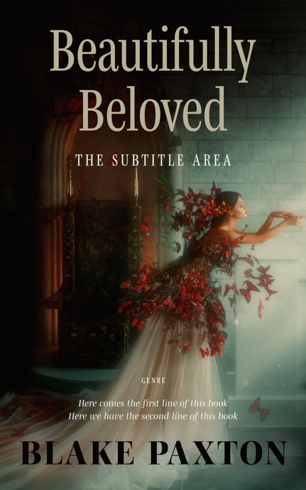 Front view of Zeus #50047 - Premade Fantasy Book Cover