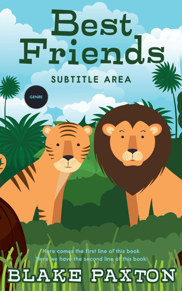 Front view of Tom Thumb #50080 - Premade Nature Book Cover