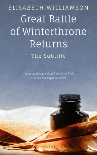 3D mockup of Slate Gray #573 - Premade Poetry Book Cover