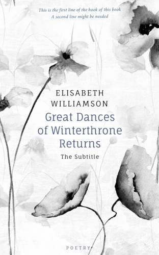 3D mockup of Black Haze #0583 - Premade Poetry Book Cover | BookCoverZone