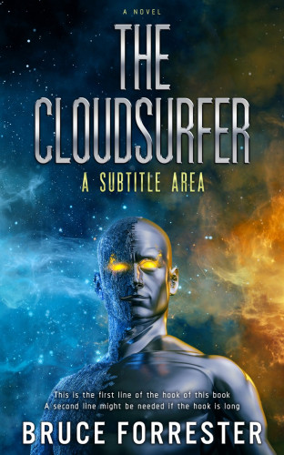 3D mockup of Gable Green #629 - Premade Science Fiction Book Cover