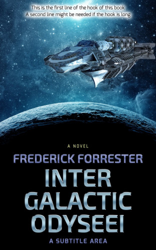 3D mockup of Ebony #633 - Premade Science Fiction Book Cover