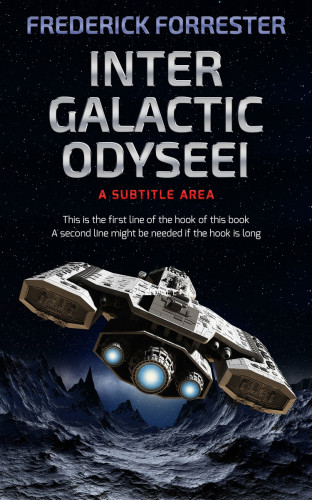 3D mockup of French Gray #634 - Premade Science Fiction Book Cover