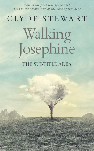 3D mockup of Pale Leaf #743 - Premade Abstract Book Cover