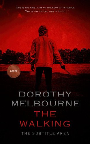 3D mockup of Milano Red #1005 - Premade Mystery & Thriller & Suspense Book Cover