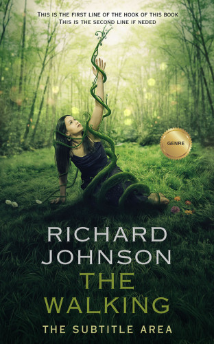 3D mockup of Winter Hazel #1008 - Premade Fantasy Book Cover