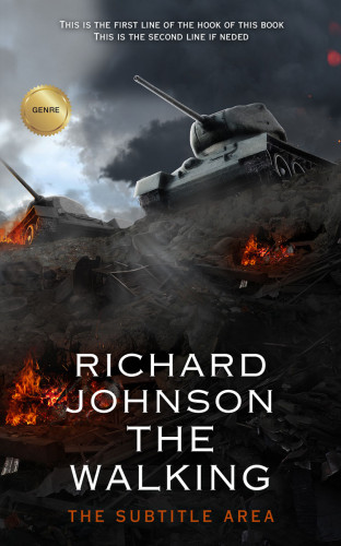 3D mockup of Thunder #1014 - Premade Historical Book Cover