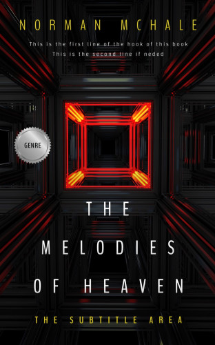 3D mockup of Cod Gray #1032 - Premade Science Fiction Book Cover