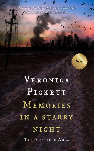 3D mockup of Cocoa Brown #1101 - Premade Apocalyptica Book Cover