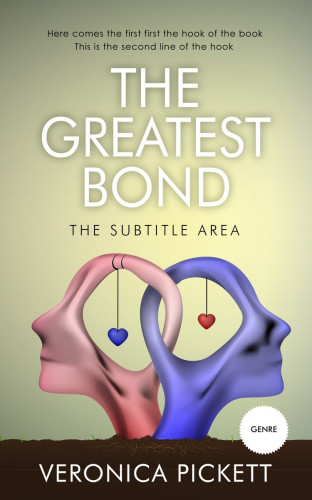 3D mockup of Bison Hide #1212 - Premade Romance Book Cover